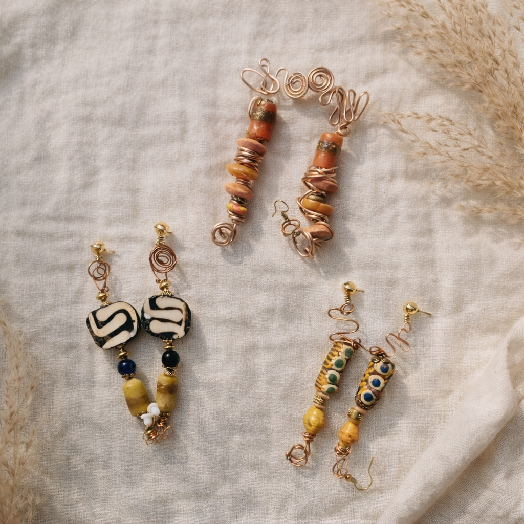 Sankofa Earth Adornments Trio